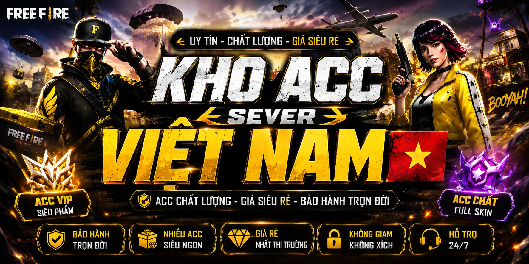 Tài khoản Sever Việt Nam🇻🇳